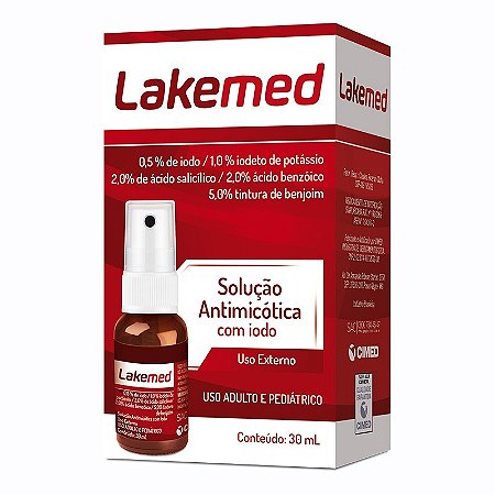 Solucao antimicotica com iodo para unhas 30ml