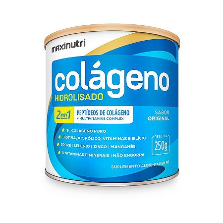 Colageno hidrolisado original 250g - maxinutri