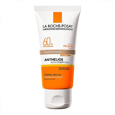 Protetor solar anthelios alta cobertura fps60 cor clara 40ml