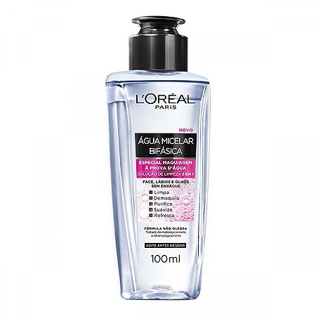Agua micelar l'oreal paris bifasica 100ml