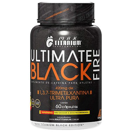 Ultimate fire black max titanium 60 capsulas