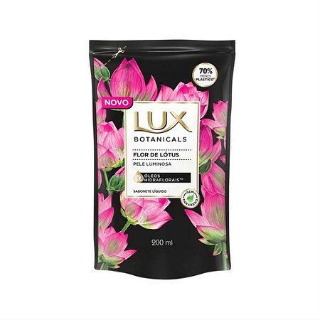Sabonete liquido lux refil flor de lotus 200ml