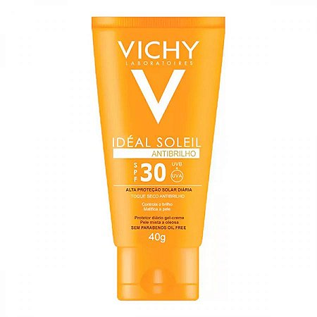 Protetor solar vichy ideal soleil anti-brilho fps30 40g