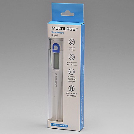 Termometro Digital Multilaser Branco