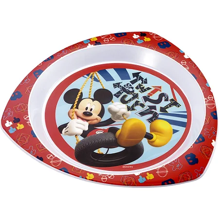 Prato raso triangular mickey ref.bb091