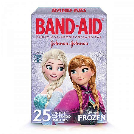 Curativos band-aid frozen 25 unidades