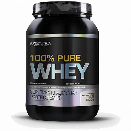 100% pure whey 900g iogurte c/coco