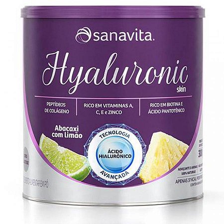 Hyaluronic skin abacaxi com limao 300g