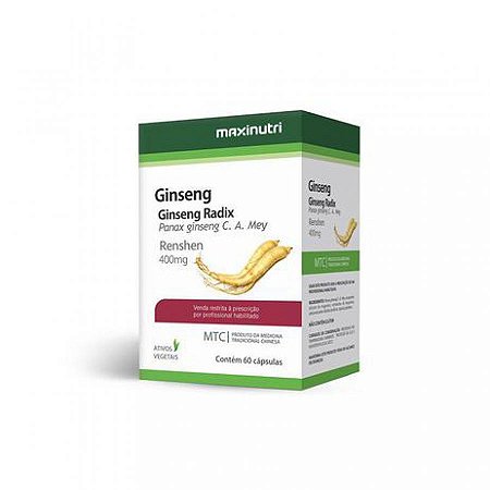 Ginseng radix com 60 capsulas
