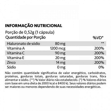 Hialuflex 80mg com 60 capsulas