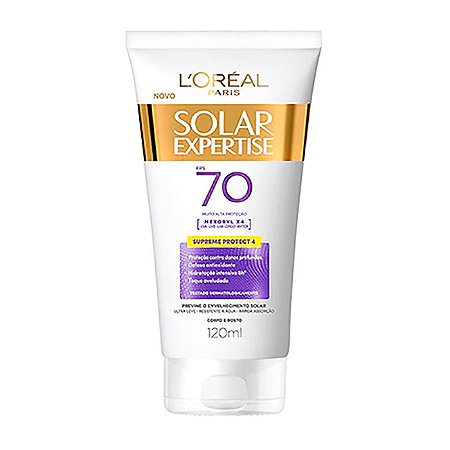 Protetor solar l'oreal expertise supreme fps70 120ml