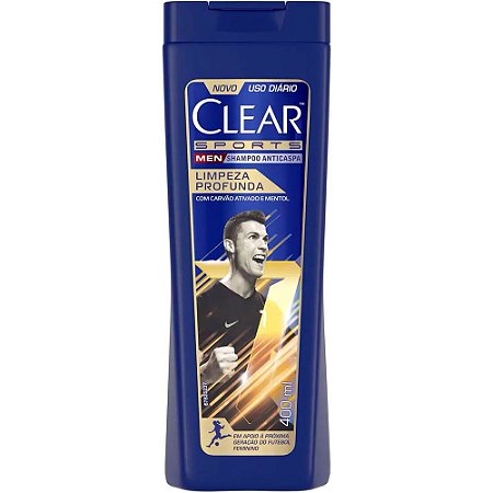 Clear Anticaspa Sh.limpeza Profunda 400ml