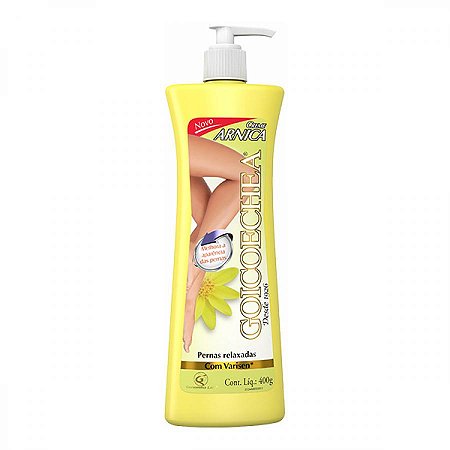 Creme para pernas goicoechea arnica e camomila 400ml