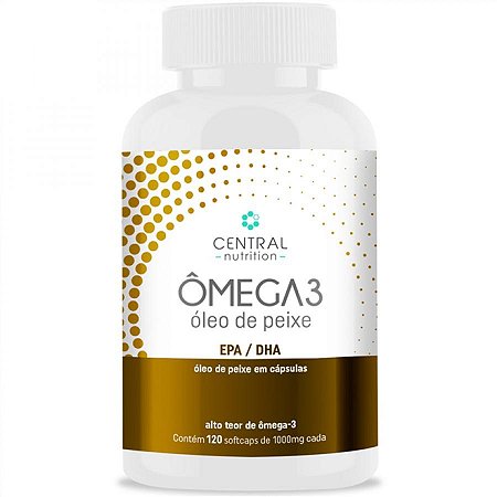 Omega 3 - pote com 120 softcaps de 1000 mg