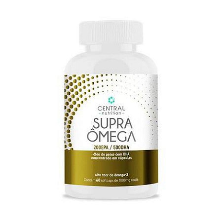 Supra omega 200epa / 500dha - pote com 60 softcaps de 1000 mg