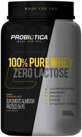 100por Cento Pure Whey Zero Lactose 900g Chocolate