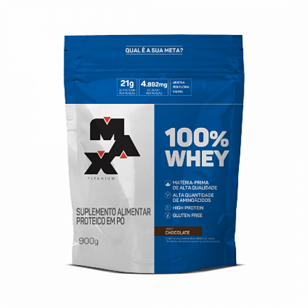 100% whey 900g chocolate refil