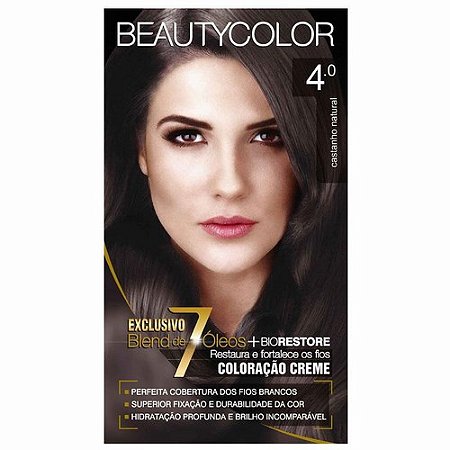 Tintura beauty color 4.0 castanho natural