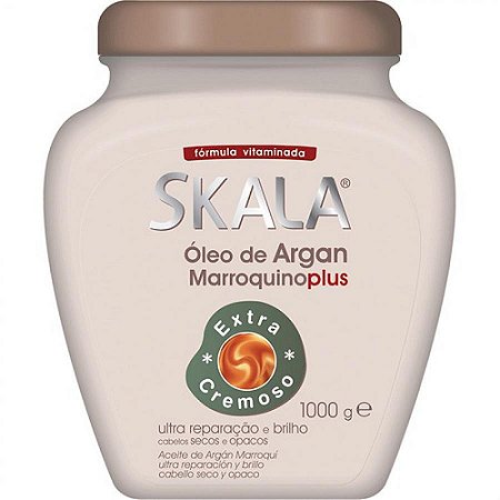 Creme tratamento skala oleo argan marroquino 1kg