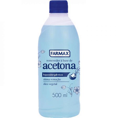 Removedor de esmalte a base de acetona farmax 500ml