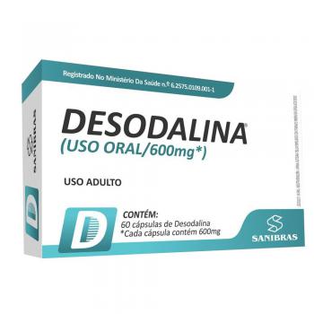 Desodalina 600mg - 60 capsulas - sanibras