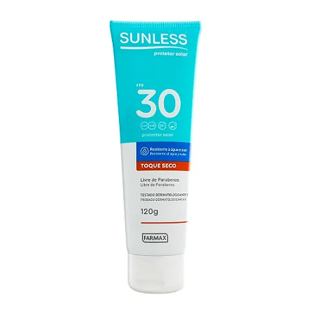 Protetor solar sunless fps30