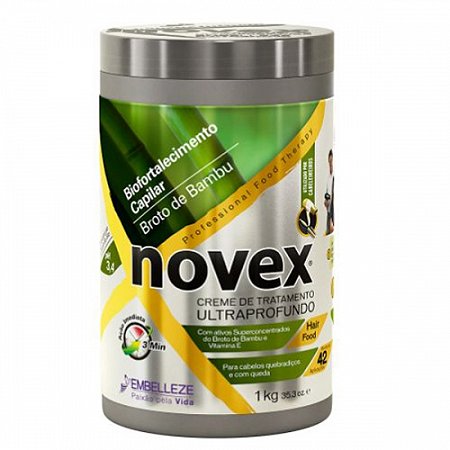 Creme de tratamento novex broto bambu 1kg
