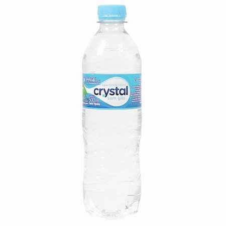 Agua mineral crystal sem gas 500 ml