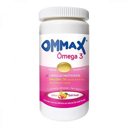 Ommax com 90 capsulas mastigavel