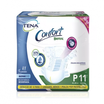 Fralda geriatrica confort biofral tam p 11 unidades