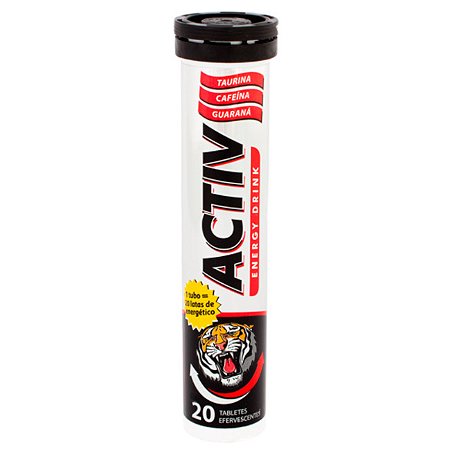 Energetico activ energy drink efervescente 20 unidades