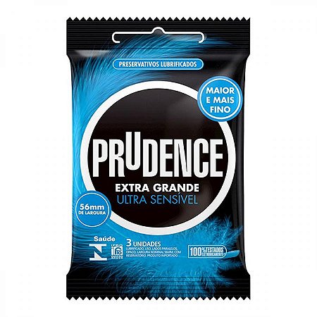 Preservativo prudence ultra sensivel com 3 unidades