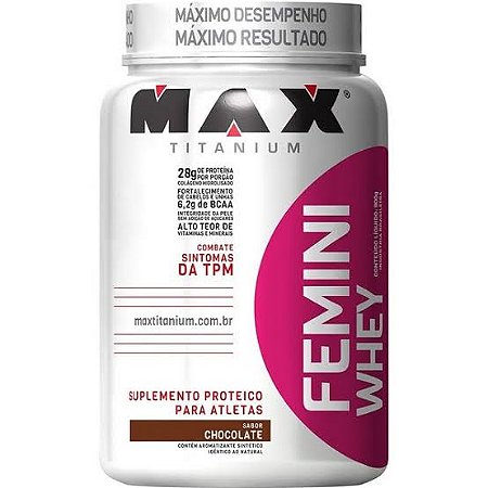 Whey protein max titanium femini 900g