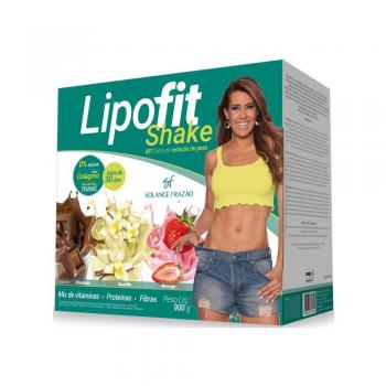 Lipofit shake substituto de refeicoes 3 sabores 900g