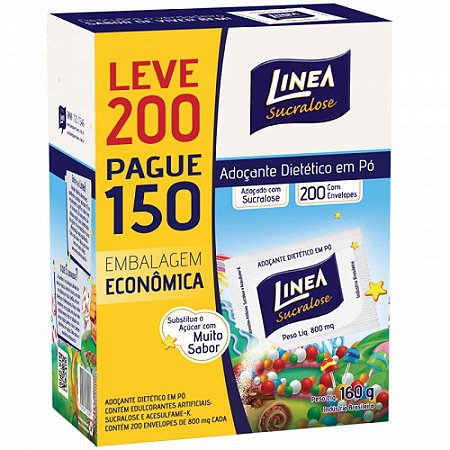 Adocante linea sucralose po lv200pg150