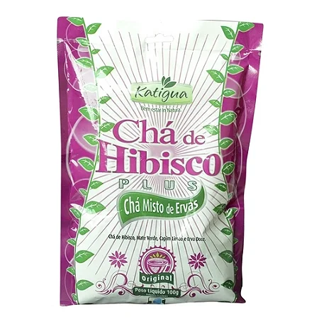 Cha hibisco plus misto ervas 100gr katigua