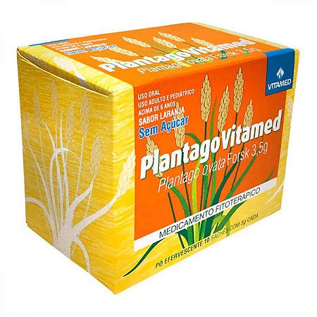 Plantago vitamed com 10 saches de 5g