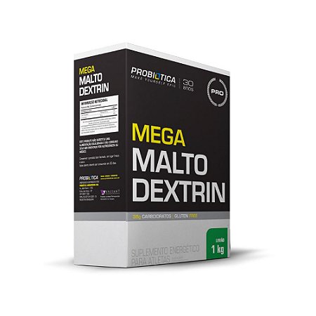 Mega malto dextrin probiotica sabor limao 1kg