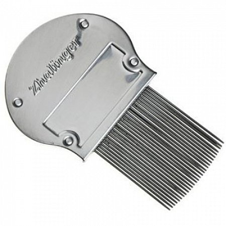 Pente extrator de piolhos e lendeas aco inox zhalinger