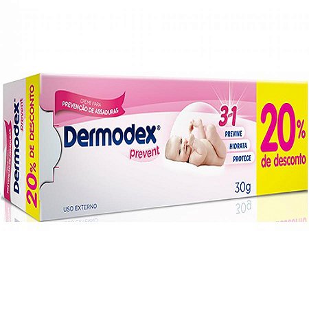 Creme preventivo de assaduras dermodex prevent 30g