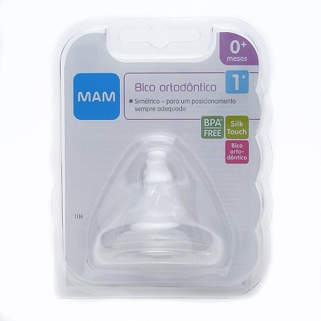 Bico mam n1 fluxo lento ref.1116