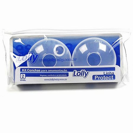 Conchas de amamentacao base rigida lolly