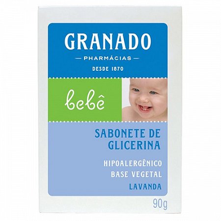 Sabonete infantil granado bebe lavanda 90g