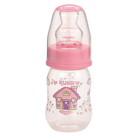 Mamadeira kuka 61552 bico universal natural rosa 70ml