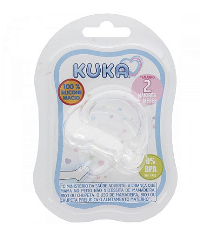 Chupeta ortodontica kuka soft fase 2 1 unidade