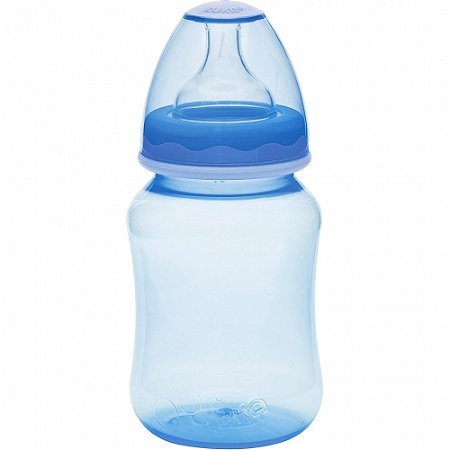 Mamadeira kuka bico universal big aquarela azul 240ml