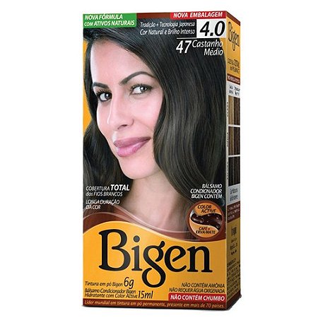 Tintura bigen 47 castanho medio