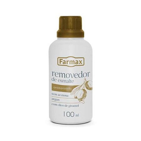 Removedor de esmalte argan farmax 100ml