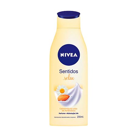 Locao creme desodorante nivea body sentidos relax 200ml