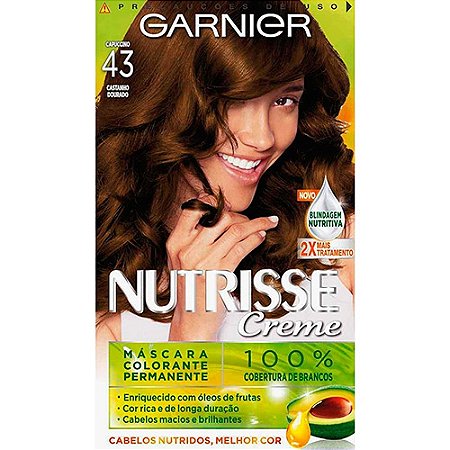 Tintura garnier nutrisse 43 capuccino